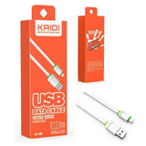 Cabo USB para Lightning Kaidi KD-306 1m branco