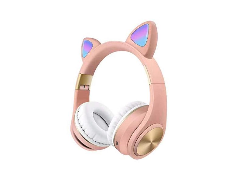 Fone EAR CAT Fashion Design M1 rosa