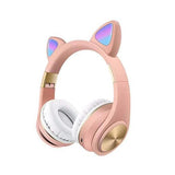 Fone EAR CAT Fashion Design M1 rosa