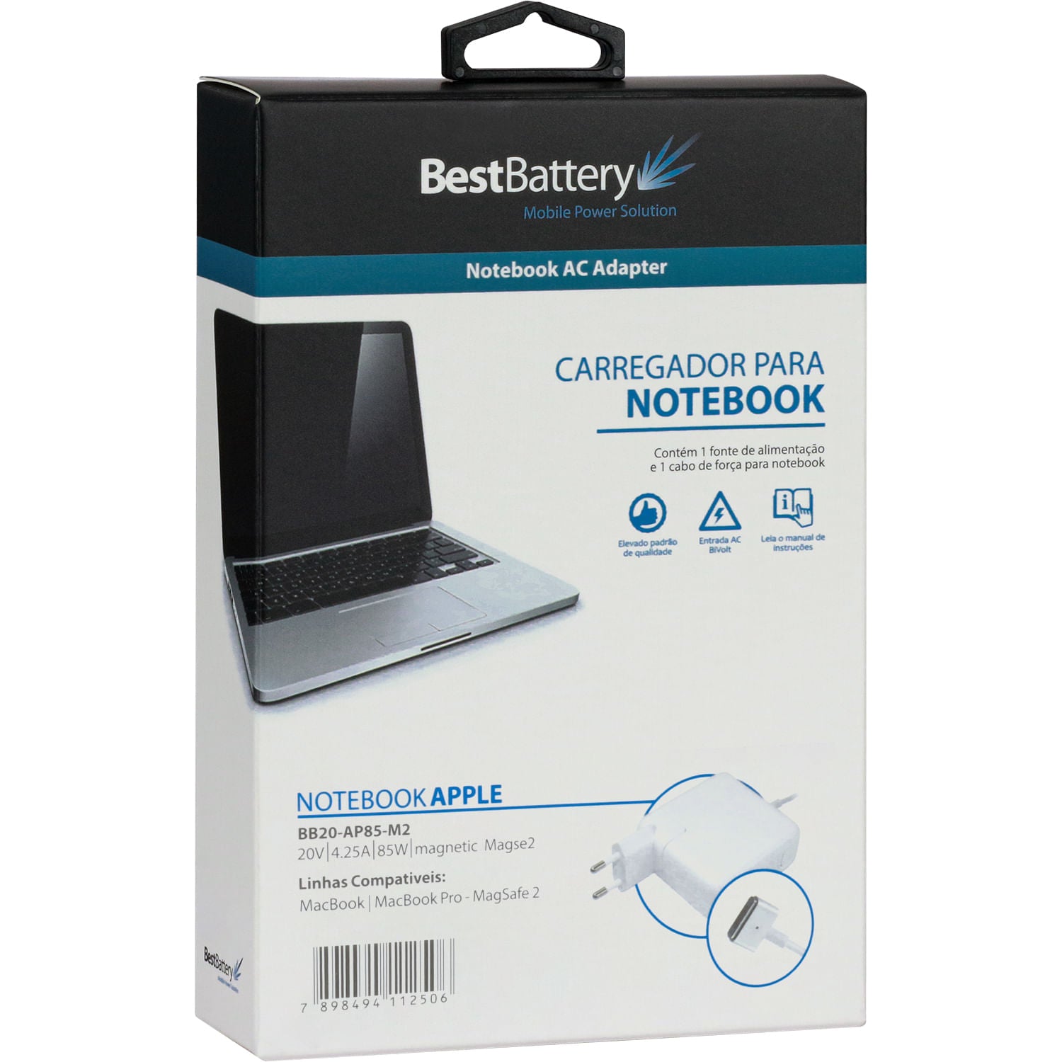 Carregador MacBook MagSafe 2 85W (MacBook Pro 15 2012-2015)
