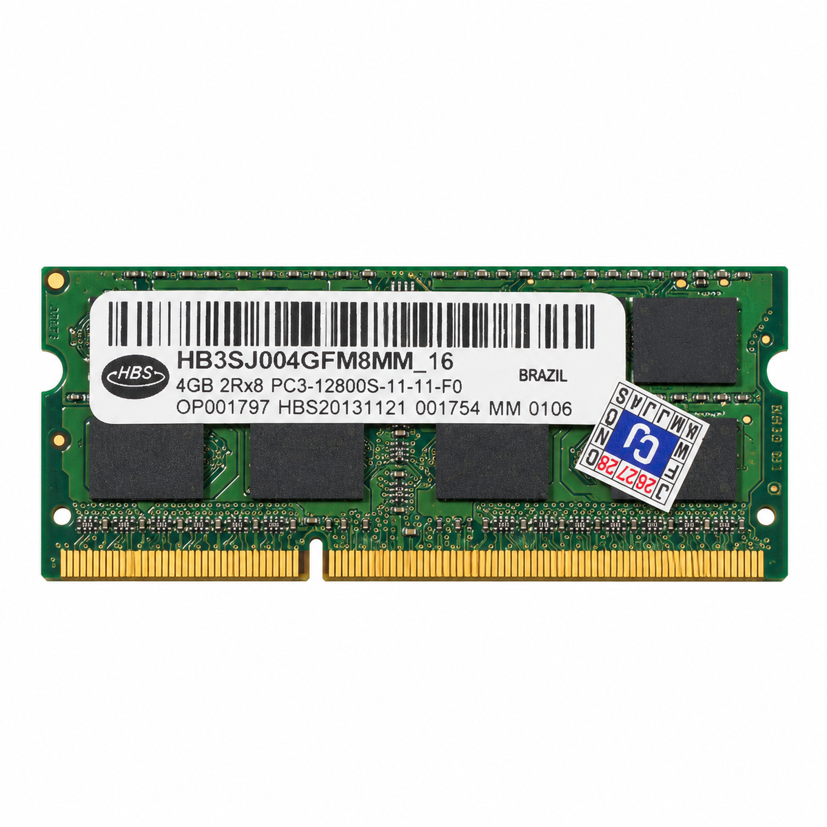 Memória RAM DDR3 4GB Notebook