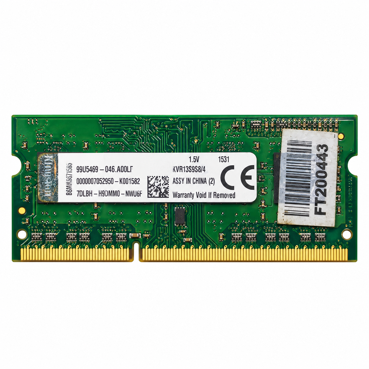 Memória RAM Kingston DDR3 4GB Notebook