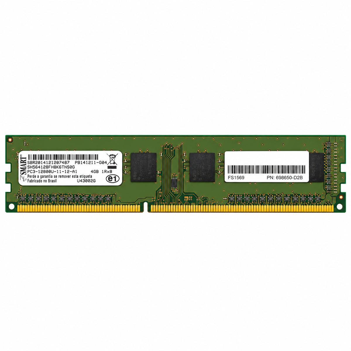Memória RAM SMART DDR3 4GB Desktop