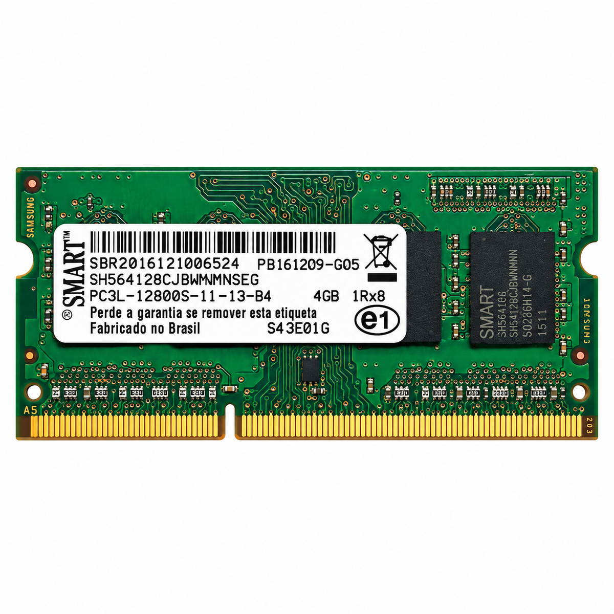 Memória Notebook Smart DDR3L 4GB Notebook