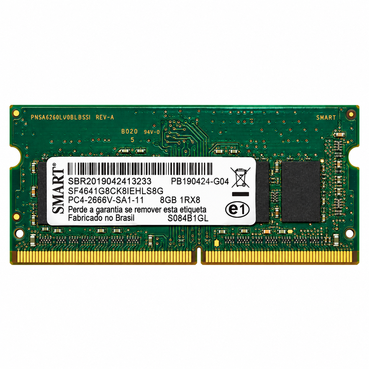 Memória RAM Smart de 8GB DDR4 Notebook