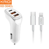 Carregador Veicular Tipo C Turbo Kaidi KD-304C - 20 Ah