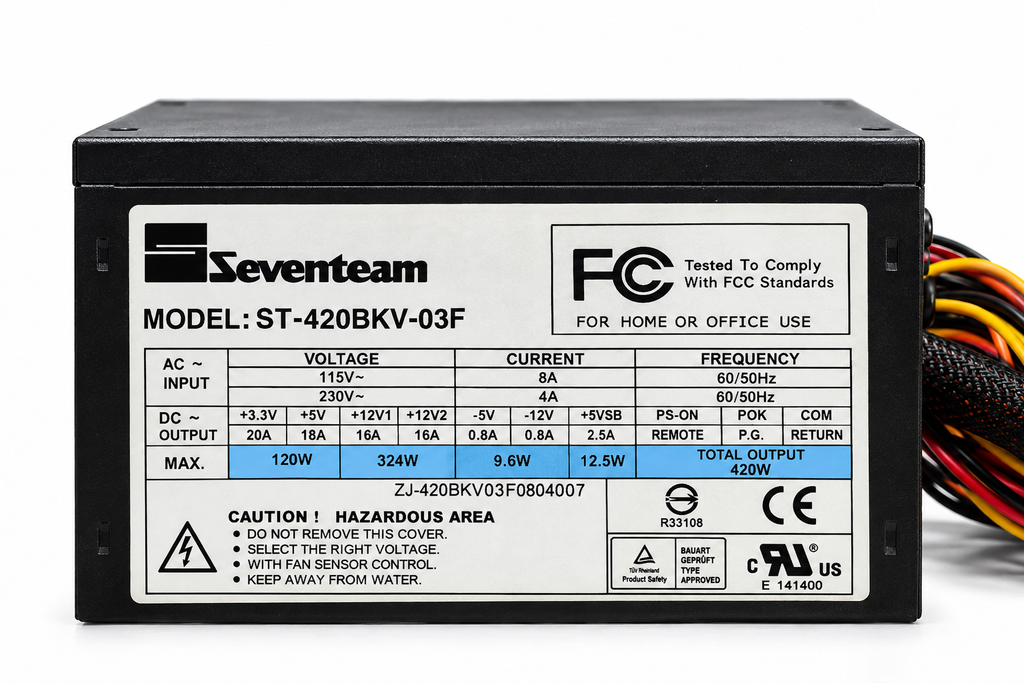 Fonte Seventeam ST-420BKV-03F