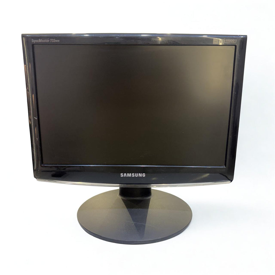 Monitor Samsung 17" LCD 733NW Wide  Preto