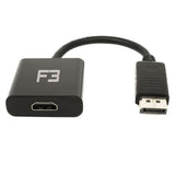 Adaptador Conversor DisplayPort para HDMI FY-656 preto