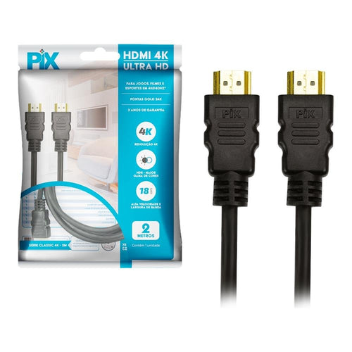 Cabo HDMI Seisa XC-FH3001 preto