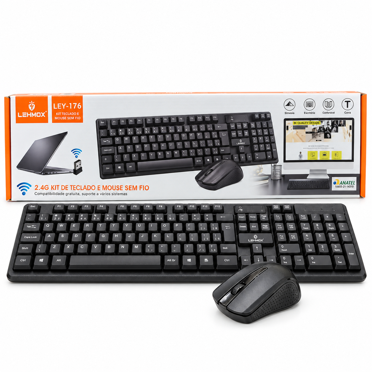 Kit Sem Fio Slim LEY-176