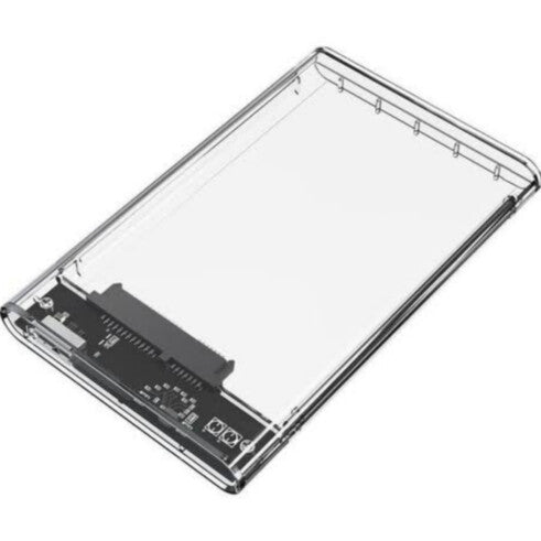 Case Externa HD SSD USB transparente