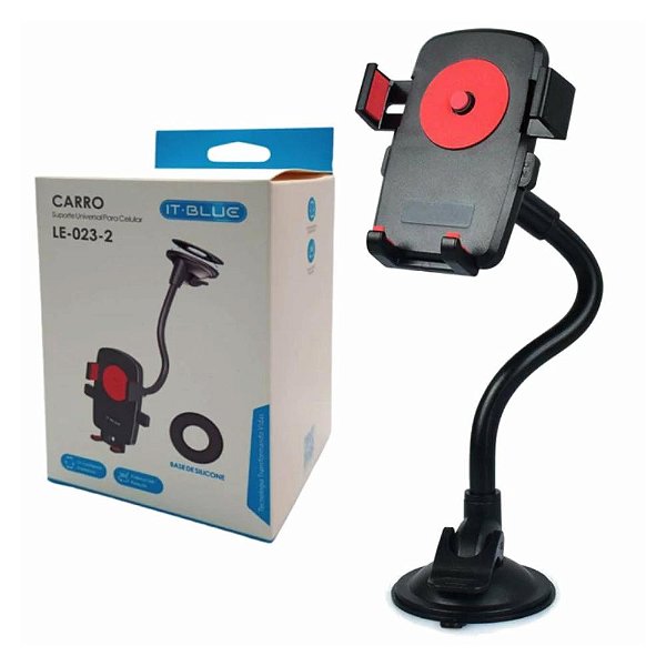 Suporte Universal Celular Carro IT-Blue LE-023-2 preto